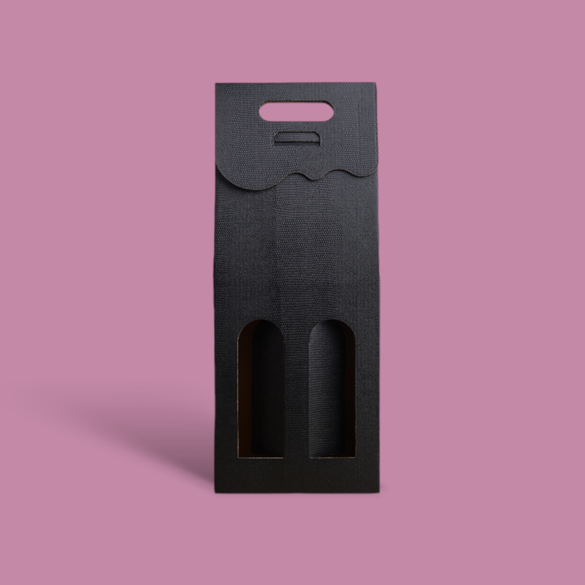 Nosidełko z okienkiem czarne podwójne