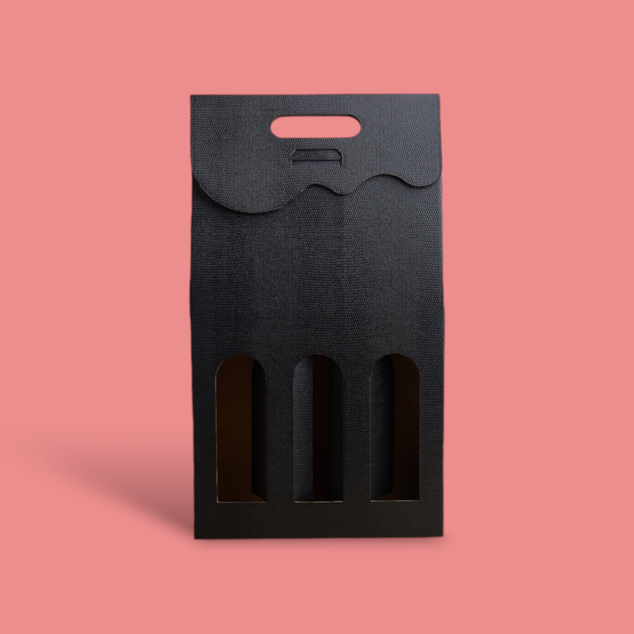 Nosidełko z okienkiem czarne potrójne