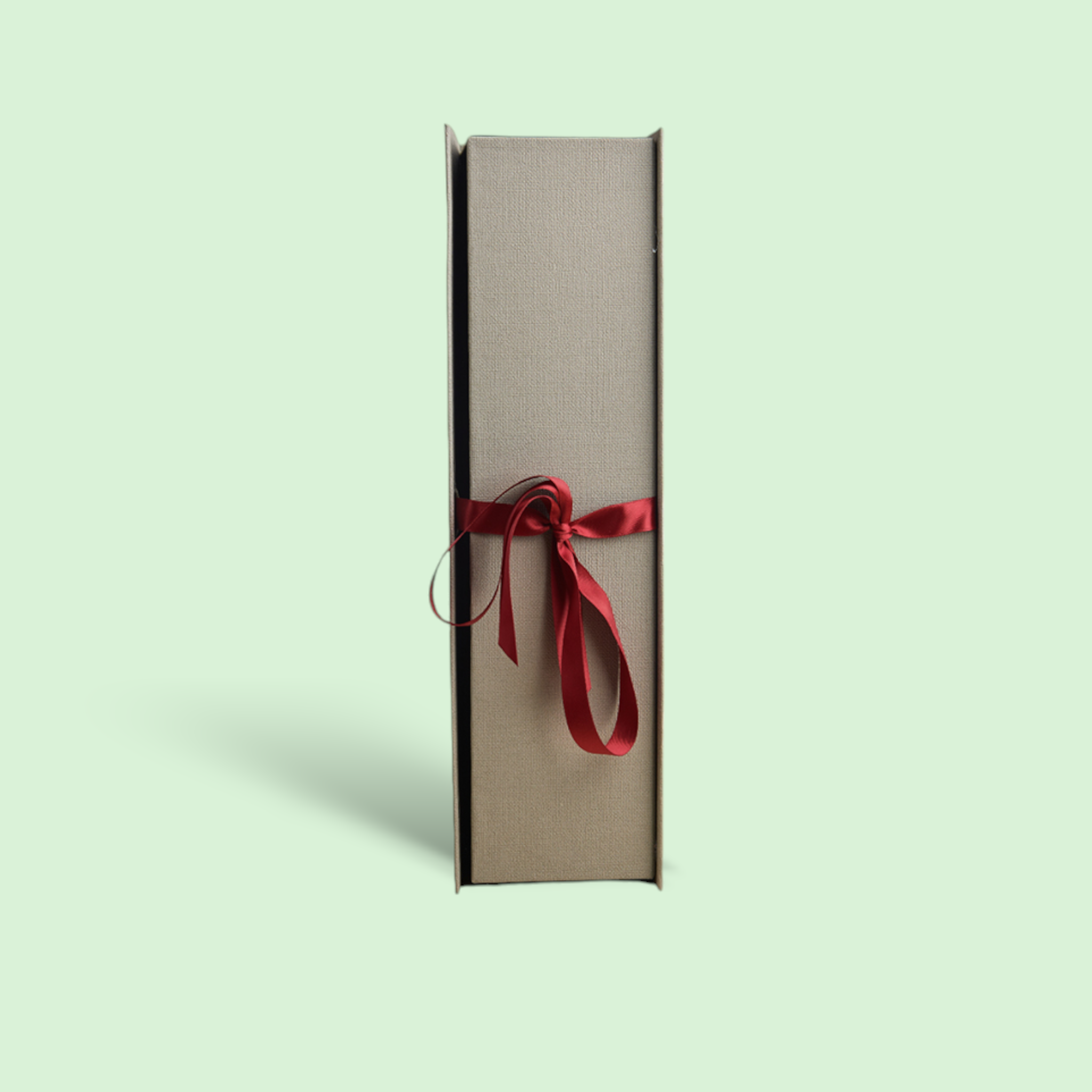 Opakowanie prezentowe ze wstążką 1 but. - szare